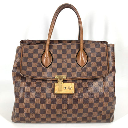 LOUIS VUITTON Handbag N41273 Damier canvas Brown Damier Ascot Women Used Authentic