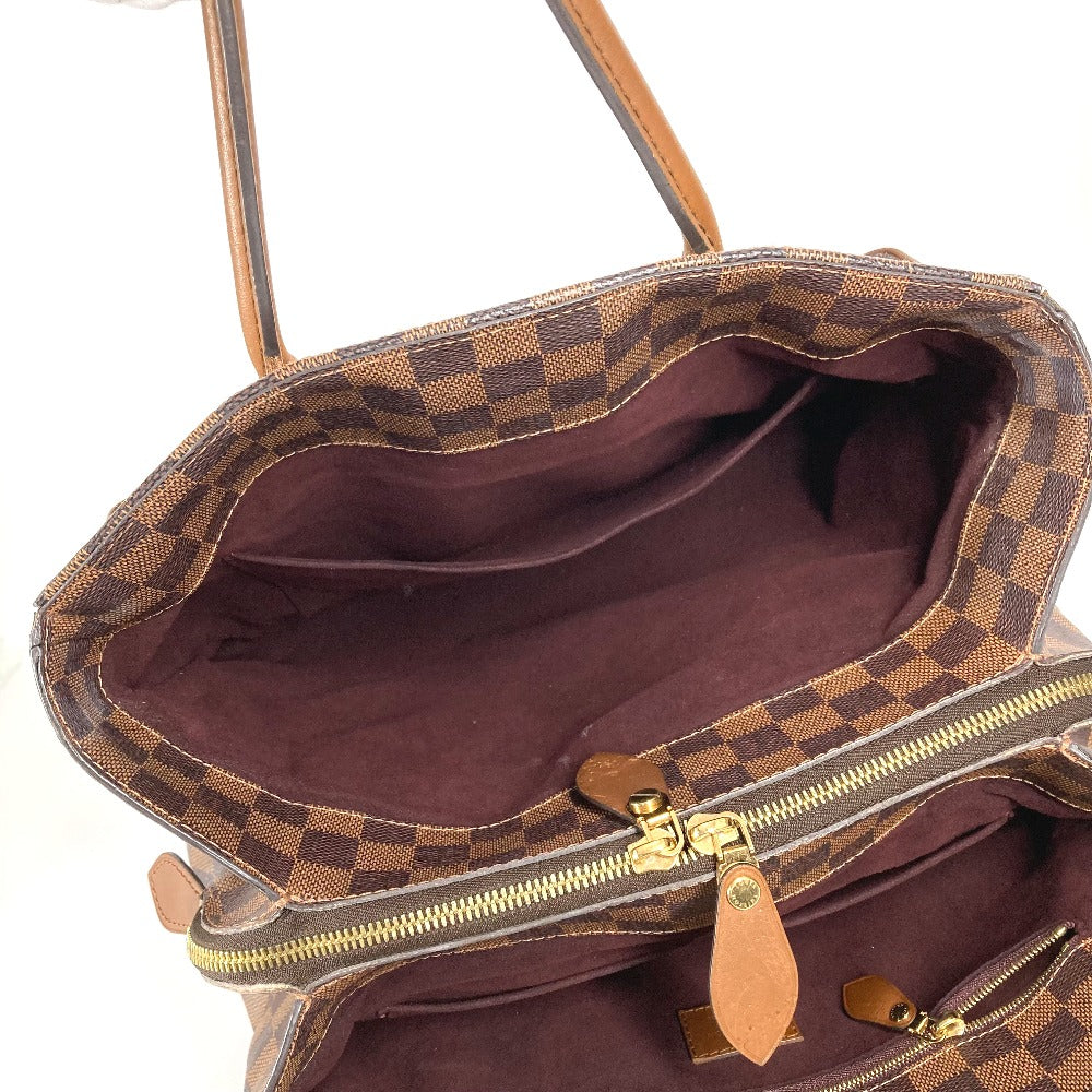 LOUIS VUITTON Handbag N41273 Damier canvas Brown Damier Ascot Women Used Authentic