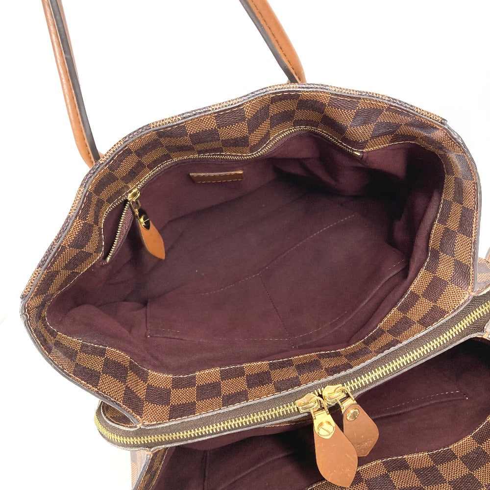 LOUIS VUITTON Handbag N41273 Damier canvas Brown Damier Ascot Women Used Authentic