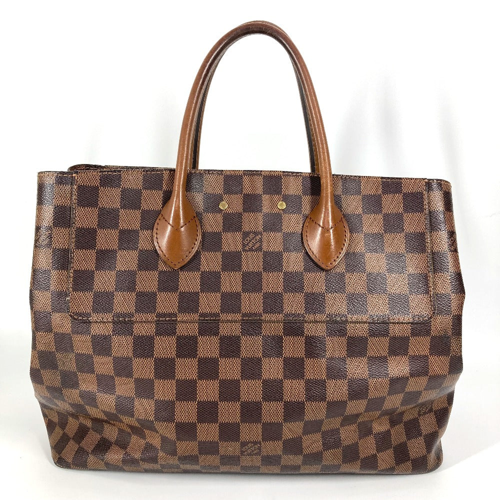 LOUIS VUITTON Handbag N41273 Damier canvas Brown Damier Ascot Women Used Authentic