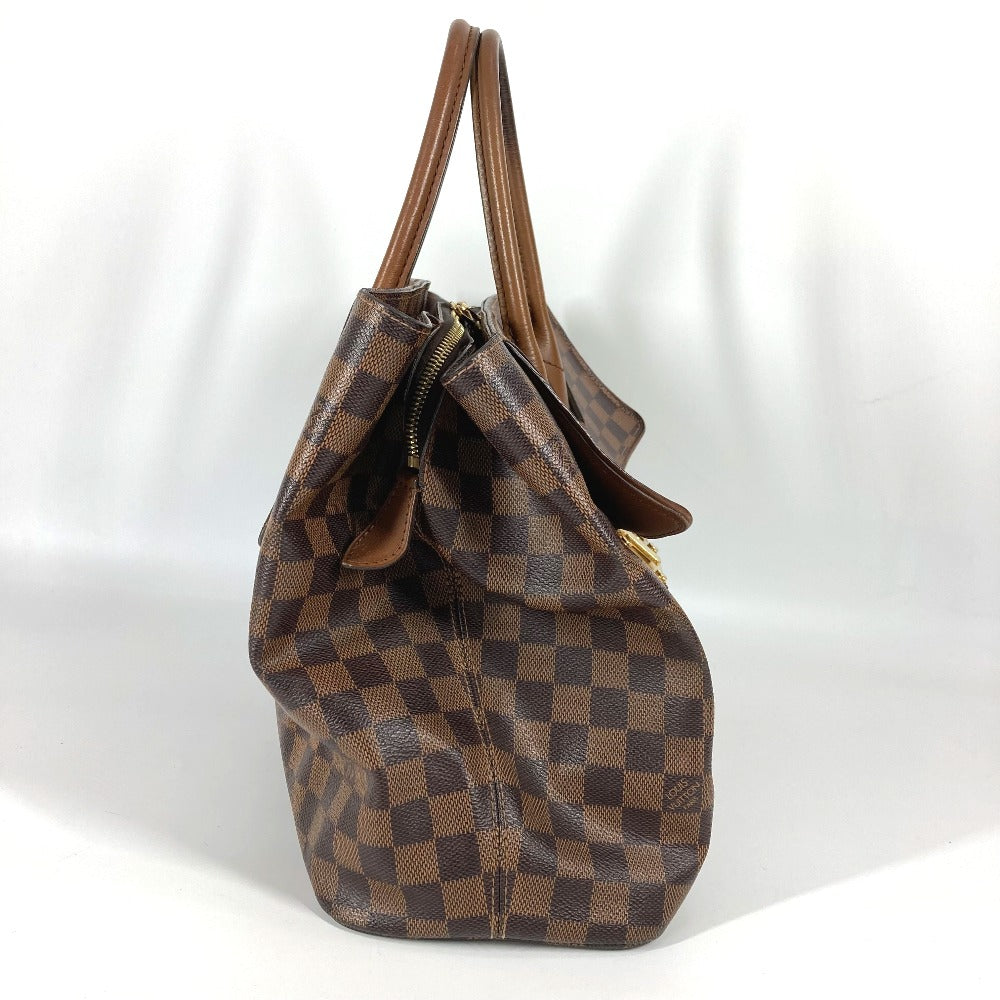 LOUIS VUITTON Handbag N41273 Damier canvas Brown Damier Ascot Women Used Authentic