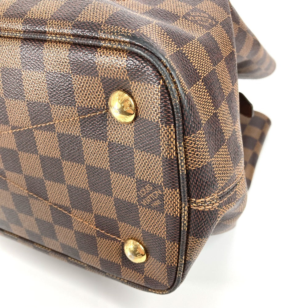 LOUIS VUITTON Handbag N41273 Damier canvas Brown Damier Ascot Women Used Authentic