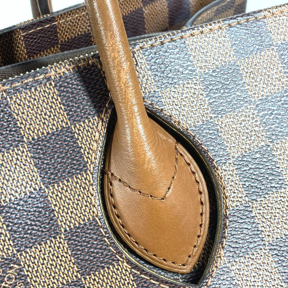 LOUIS VUITTON Handbag N41273 Damier canvas Brown Damier Ascot Women Used Authentic