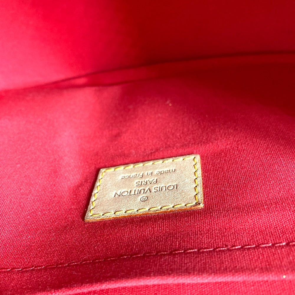 LOUIS VUITTON Shoulder Bag M91287 Monogram Vernis Red Monogram Vernis Skein Bay GM