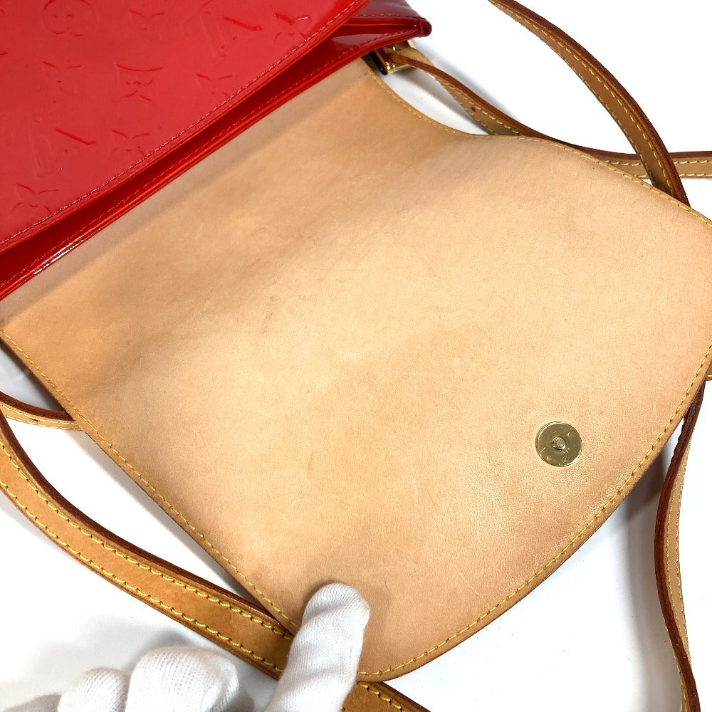 LOUIS VUITTON Shoulder Bag M91287 Monogram Vernis Red Monogram Vernis Skein Bay GM