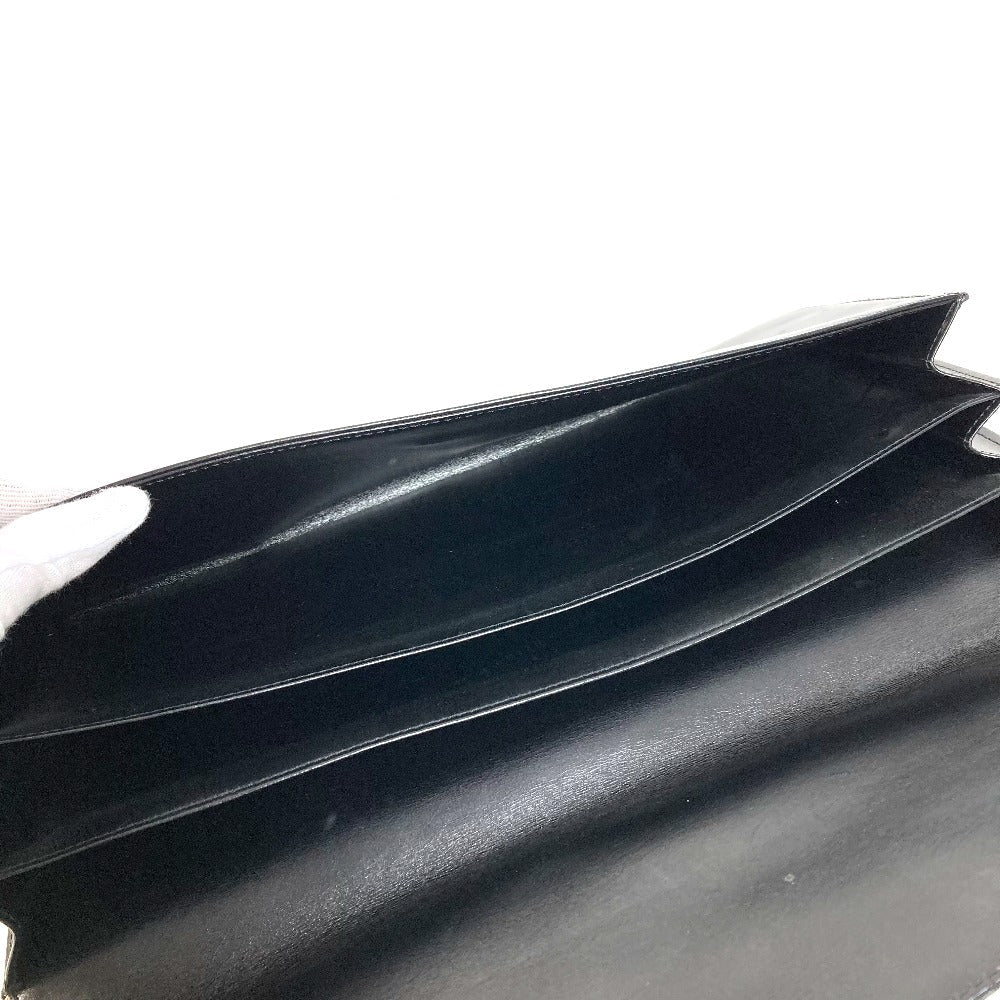 LOUIS VUITTON Clutch bag M63952 leather black Opera line Mycenae