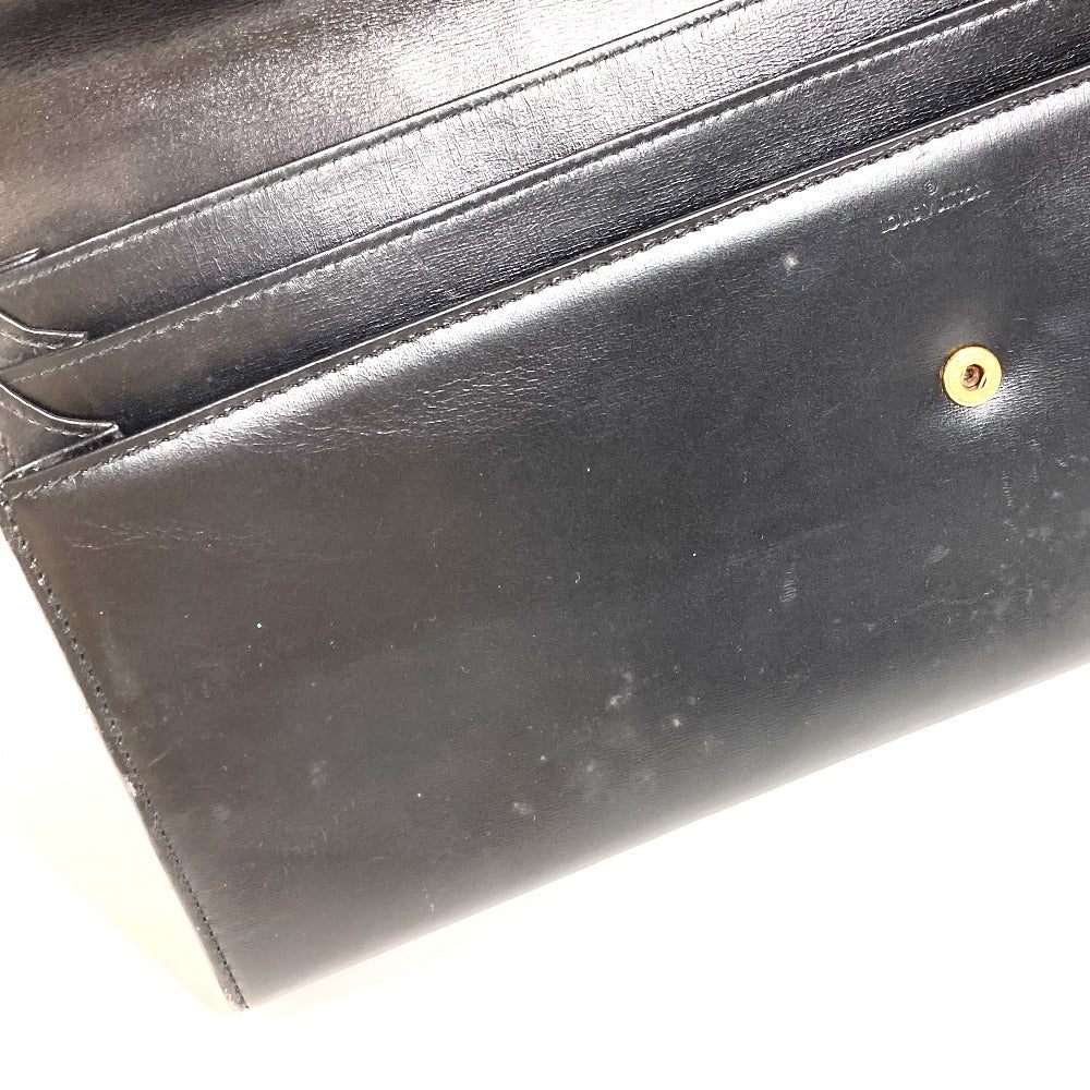 LOUIS VUITTON Clutch bag M63952 leather black Opera line Mycenae