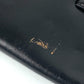 LOUIS VUITTON Clutch bag M63952 leather black Opera line Mycenae