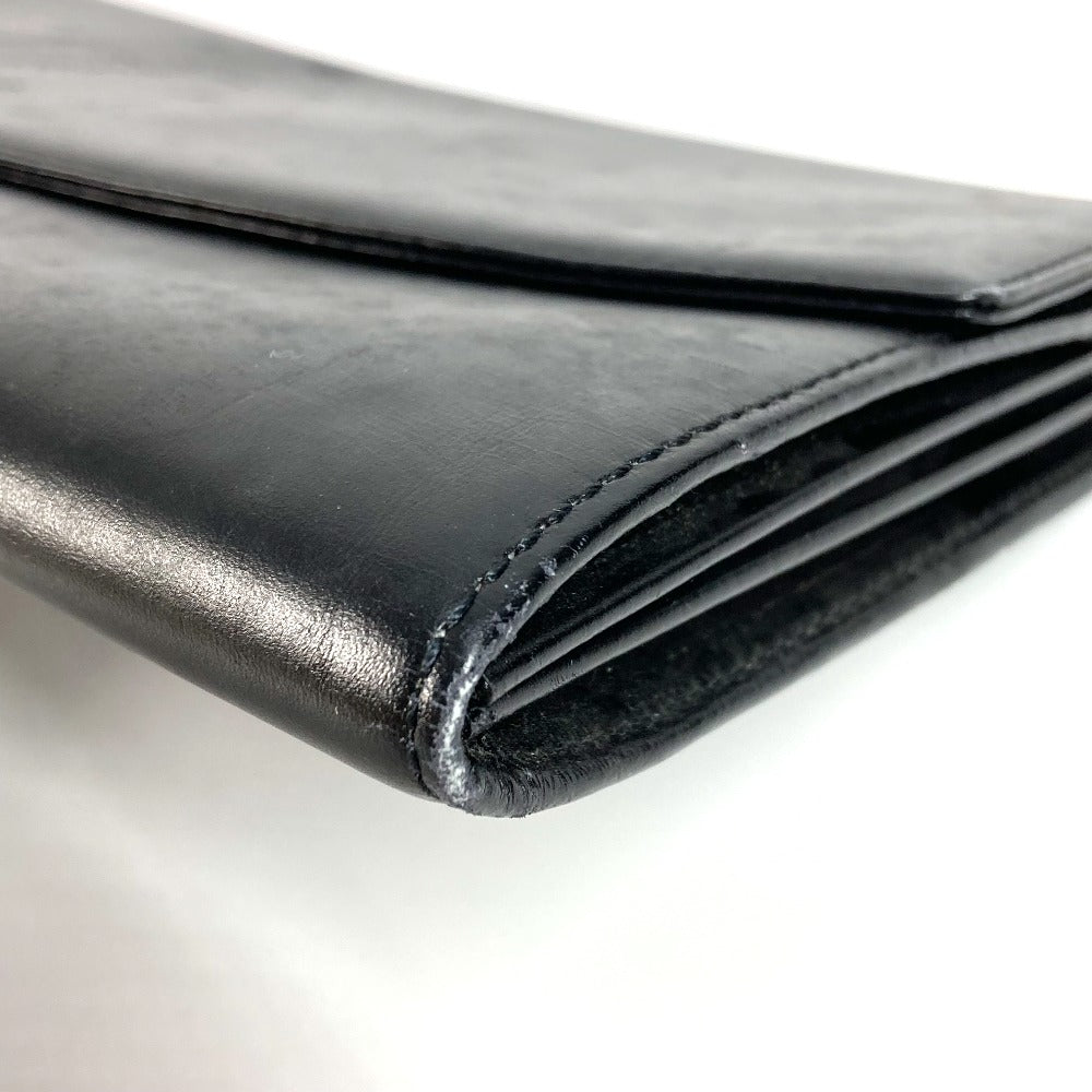 LOUIS VUITTON Clutch bag M63952 leather black Opera line Mycenae