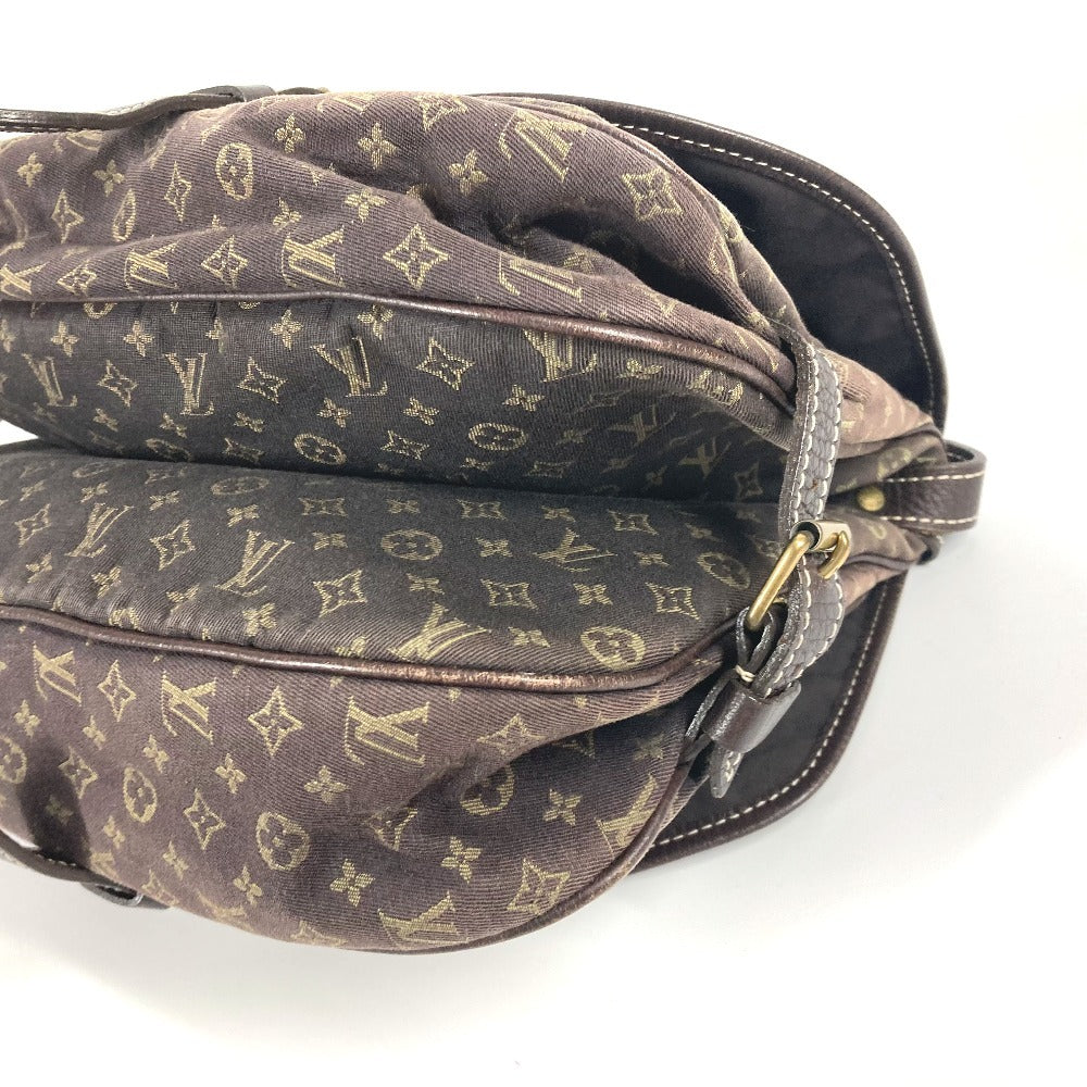 LOUIS VUITTON Shoulder Bag M95227 Monogram Mini-LinCanvas Brown Monogram mini run Saumur 30
