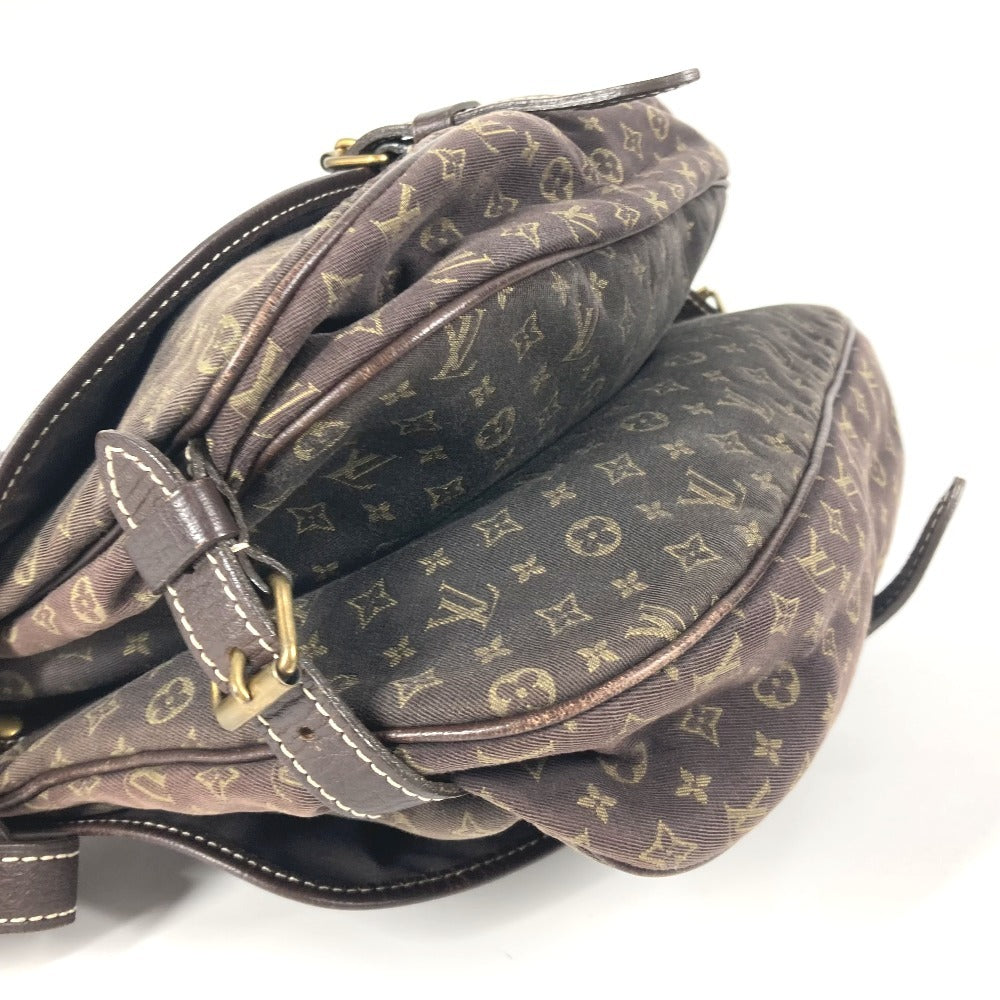LOUIS VUITTON Shoulder Bag M95227 Monogram Mini-LinCanvas Brown Monogram mini run Saumur 30