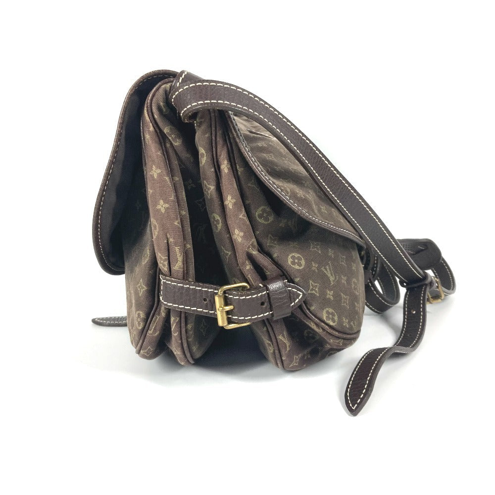 LOUIS VUITTON Shoulder Bag M95227 Monogram Mini-LinCanvas Brown Monogram mini run Saumur 30