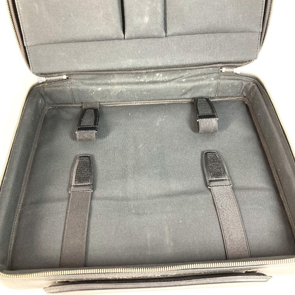 LOUIS VUITTON Handbag M30832 Taiga Leather black Taiga Porto Ordinatur Odessa Computer Case Women Used Authentic
