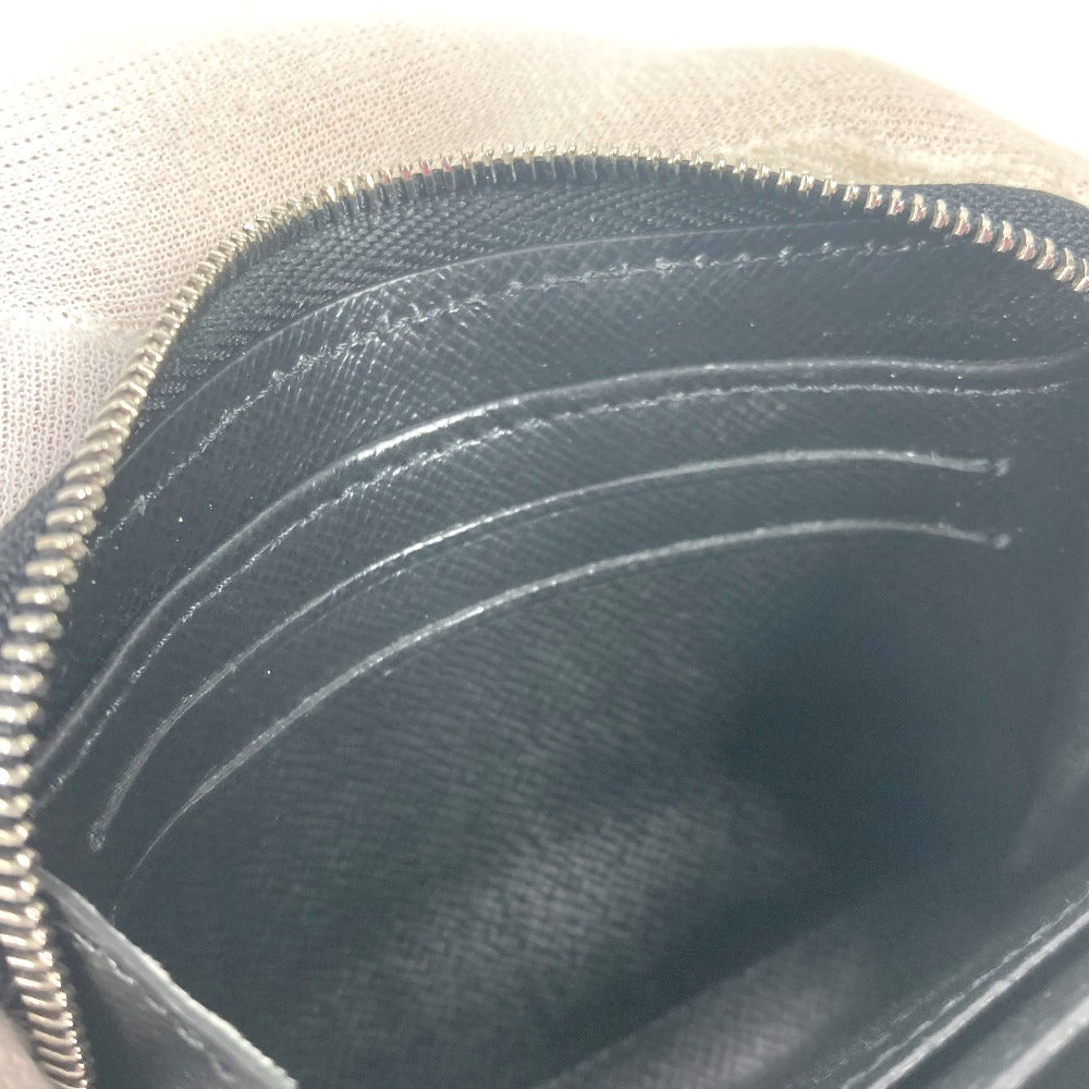 LOUIS VUITTON Coin case M60152 Epi Leather black Epi Zippy Coin Perth mens Used Authentic