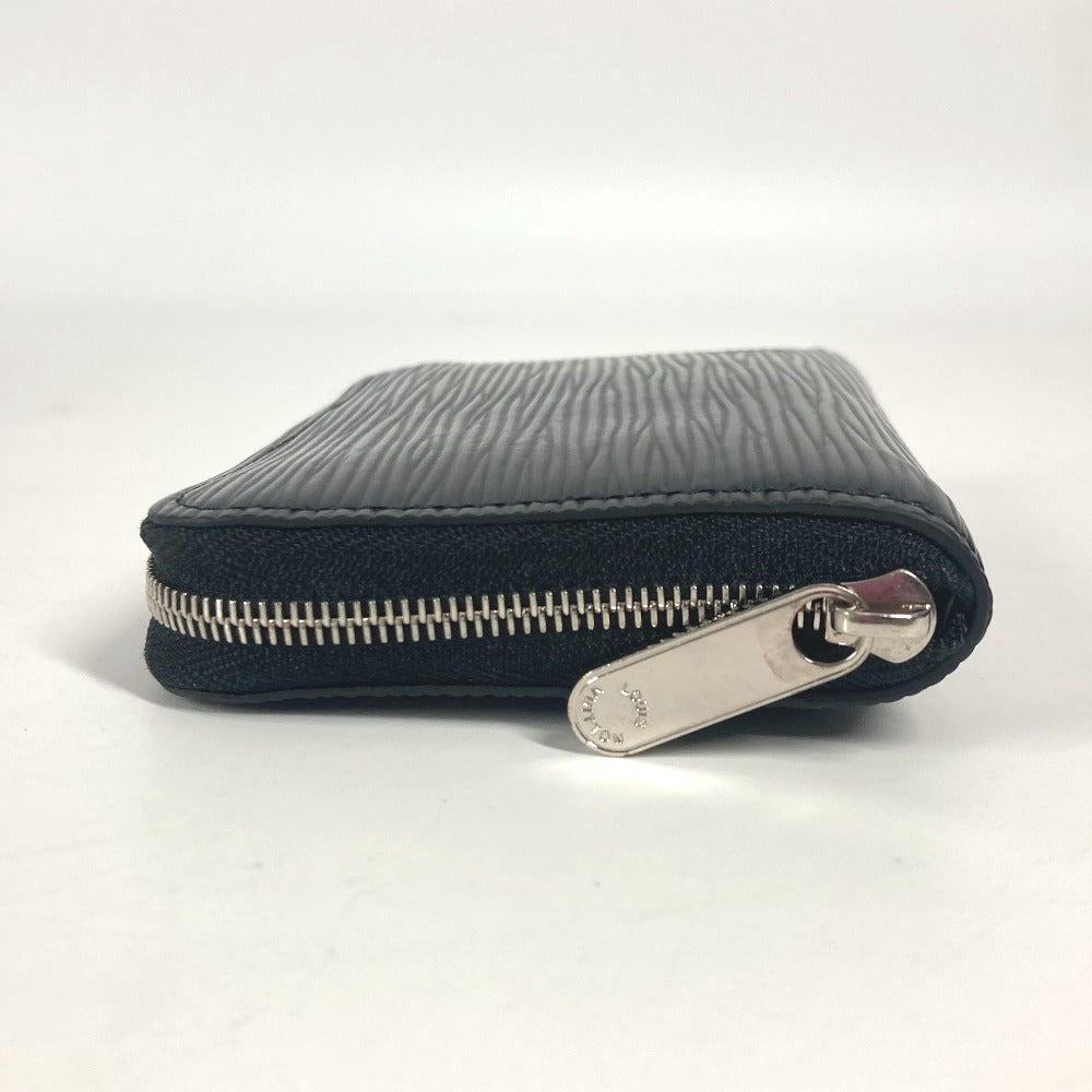 LOUIS VUITTON Coin case M60152 Epi Leather black Epi Zippy Coin Perth mens Used Authentic