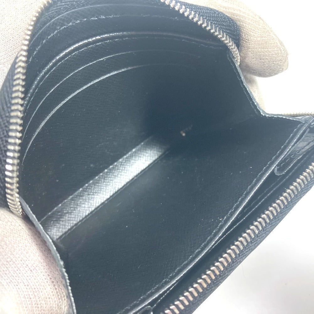 LOUIS VUITTON Coin case M60152 Epi Leather black Epi Zippy Coin Perth mens Used Authentic