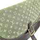 LOUIS VUITTON Shoulder Bag M92673 canvas khaki Monogram mini Belanger