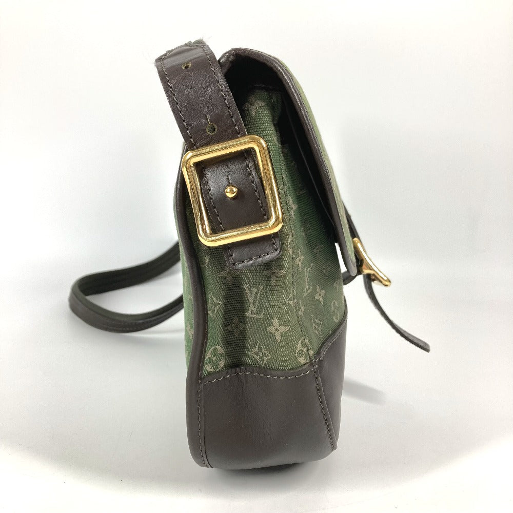 LOUIS VUITTON Shoulder Bag M92673 canvas khaki Monogram mini Belanger