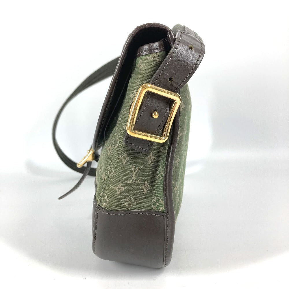 LOUIS VUITTON Shoulder Bag M92673 canvas khaki Monogram mini Belanger