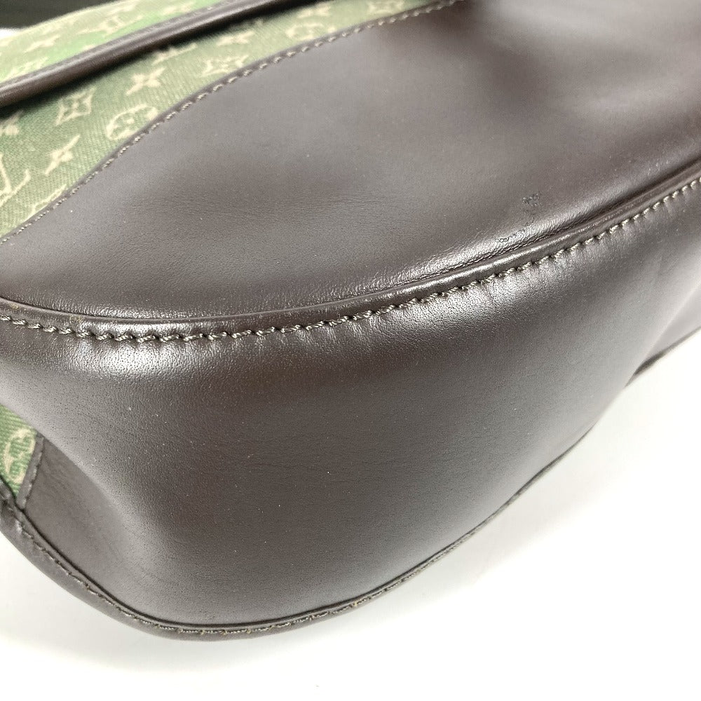 LOUIS VUITTON Shoulder Bag M92673 canvas khaki Monogram mini Belanger
