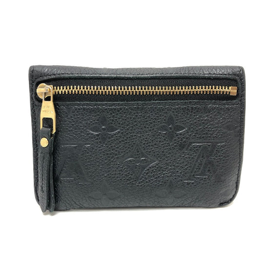 LOUIS VUITTON Coin case M60633 Monogram Ann Platt Leather black Monogram Ann Platt Pochette cree