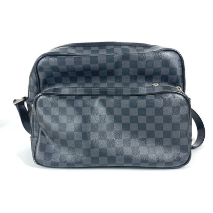 LOUIS VUITTON Shoulder Bag N45252 Damier Grafitto Canvas black Damier Grafitte Io unisex(Unisex) Used Authentic