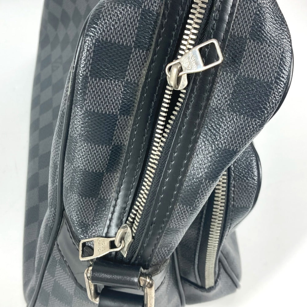 LOUIS VUITTON Shoulder Bag N45252 Damier Grafitto Canvas black Damier Grafitte Io unisex(Unisex) Used Authentic