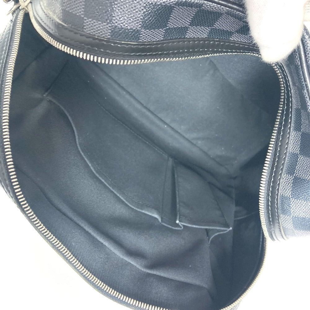 LOUIS VUITTON Shoulder Bag N45252 Damier Grafitto Canvas black Damier Grafitte Io unisex(Unisex) Used Authentic
