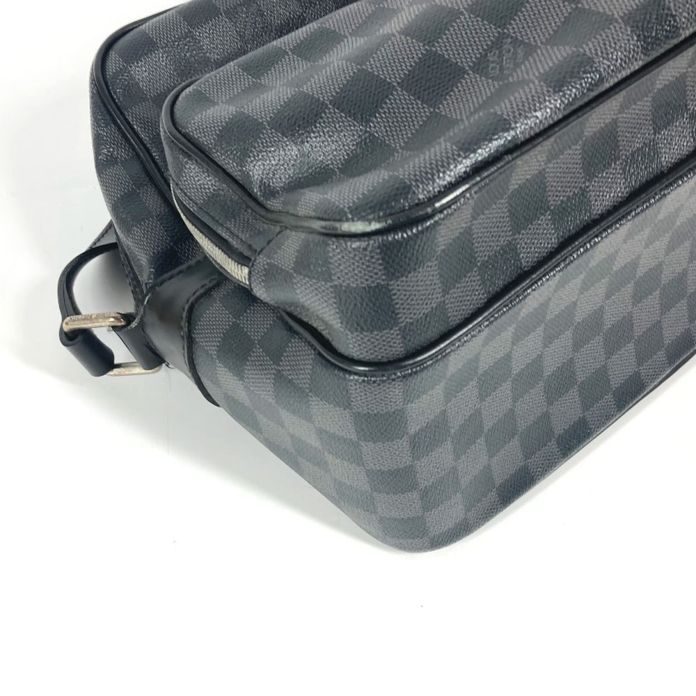 LOUIS VUITTON Shoulder Bag N45252 Damier Grafitto Canvas black Damier Grafitte Io unisex(Unisex) Used Authentic