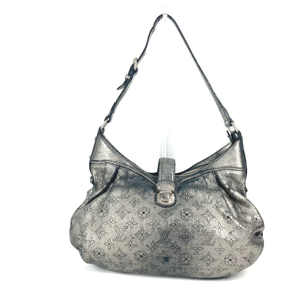 LOUIS VUITTON Shoulder Bag M95718 monogram mahina leather Silver Monogram Mahina Mahina XS