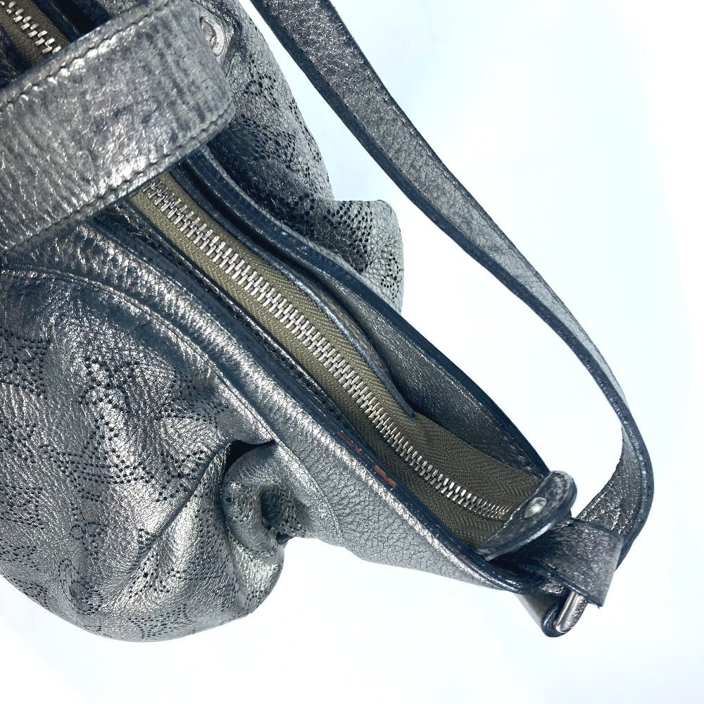 LOUIS VUITTON Shoulder Bag M95718 monogram mahina leather Silver Monogram Mahina Mahina XS