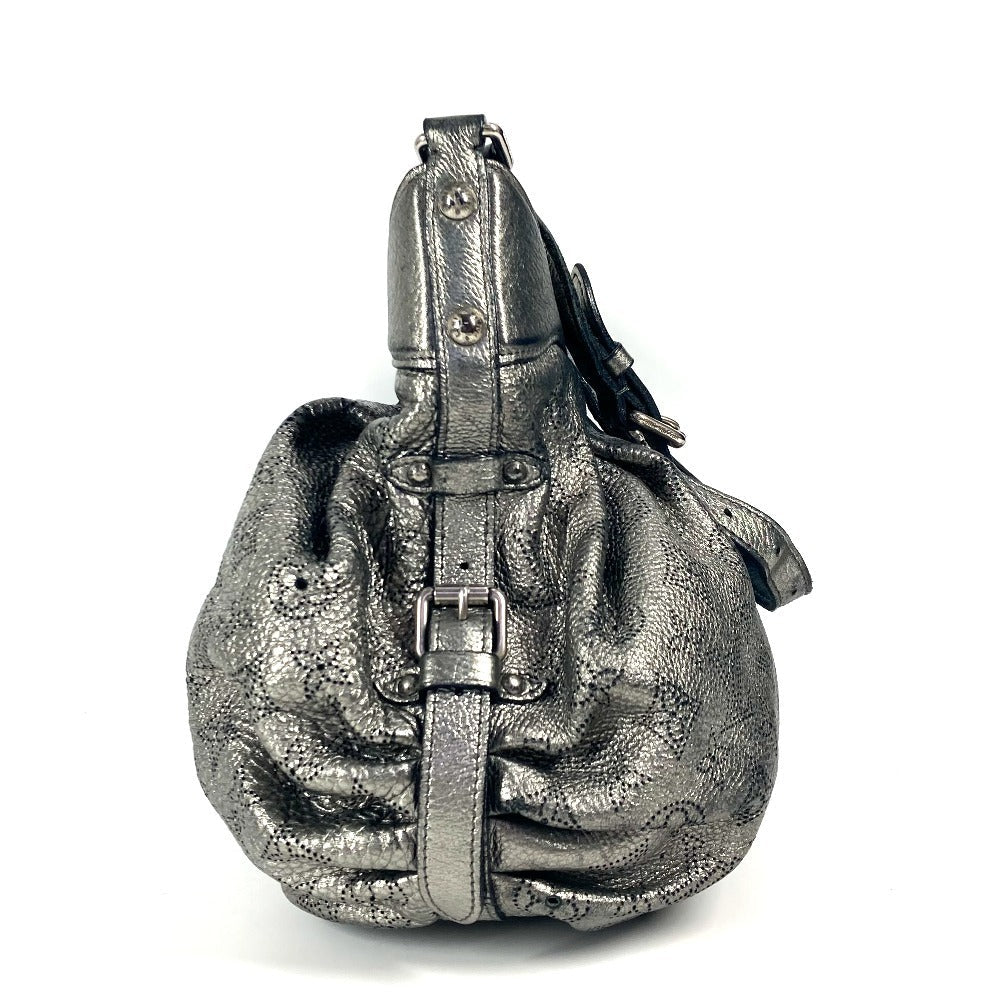 LOUIS VUITTON Shoulder Bag M95718 monogram mahina leather Silver Monogram Mahina Mahina XS