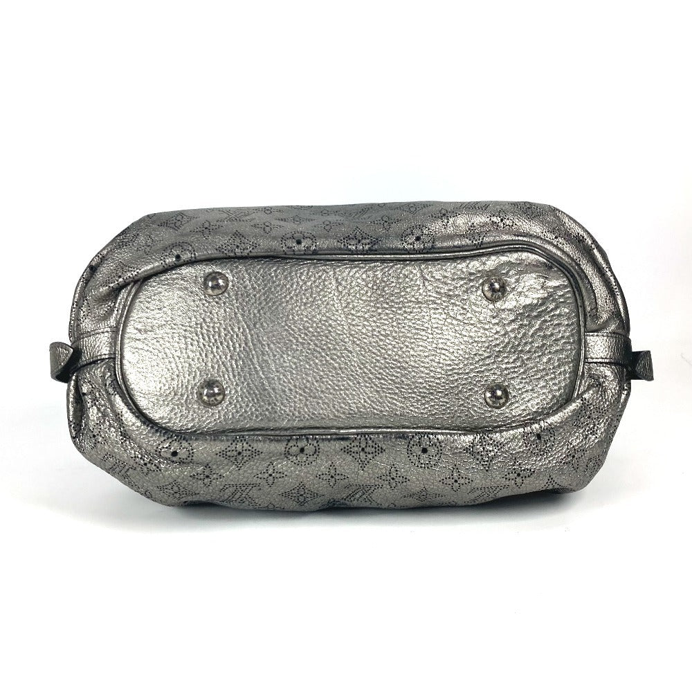 LOUIS VUITTON Shoulder Bag M95718 monogram mahina leather Silver Monogram Mahina Mahina XS