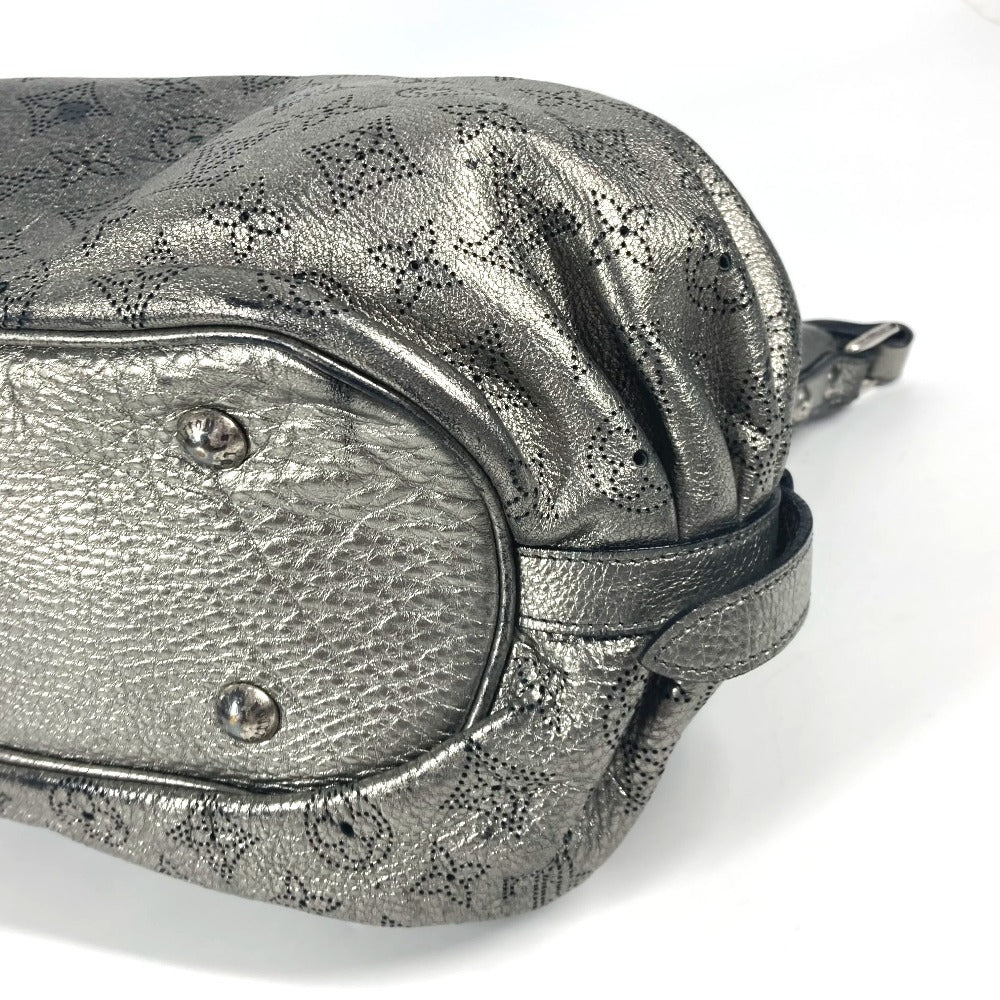 LOUIS VUITTON Shoulder Bag M95718 monogram mahina leather Silver Monogram Mahina Mahina XS