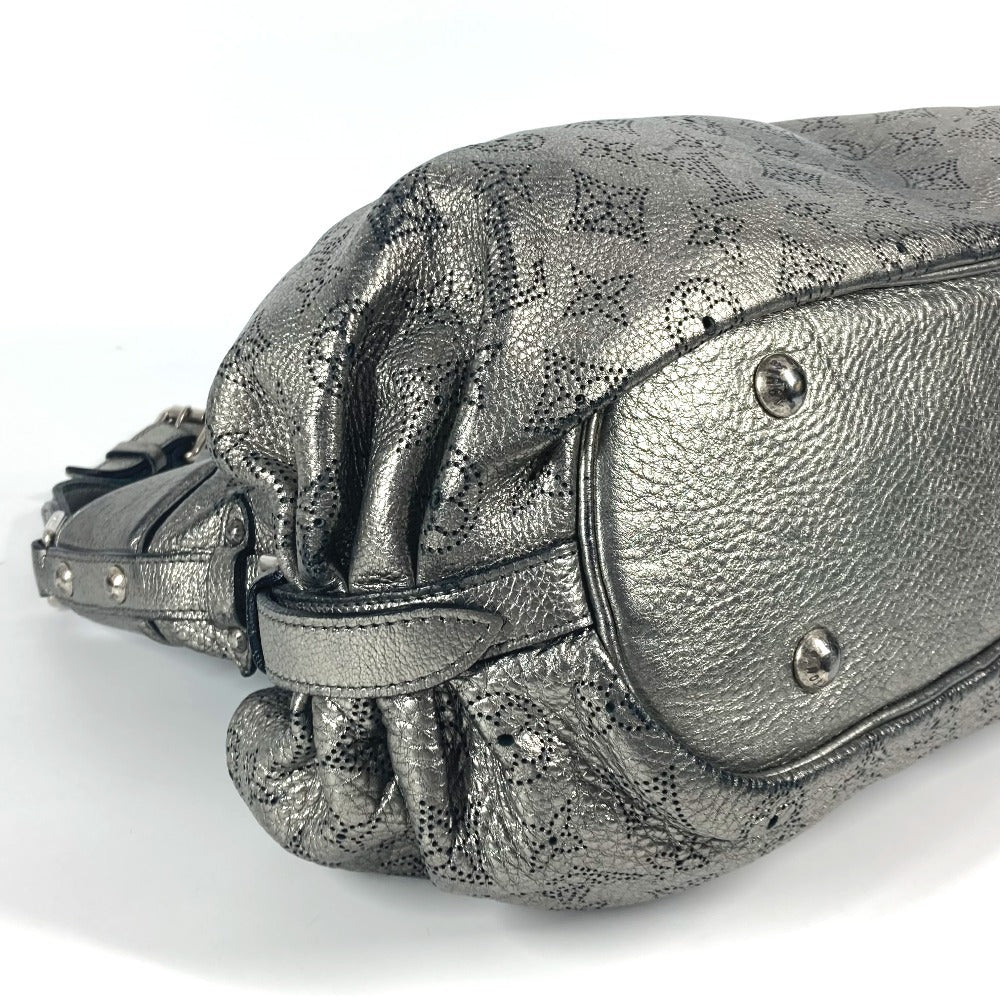 LOUIS VUITTON Shoulder Bag M95718 monogram mahina leather Silver Monogram Mahina Mahina XS