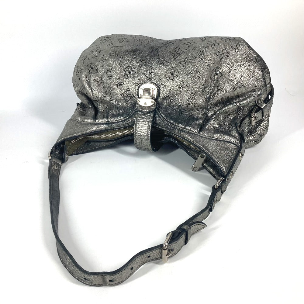 LOUIS VUITTON Shoulder Bag M95718 monogram mahina leather Silver Monogram Mahina Mahina XS