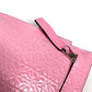 LOEWE Clutch bag leather pink T pouch anagram logo