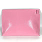 LOEWE Clutch bag leather pink T pouch anagram logo