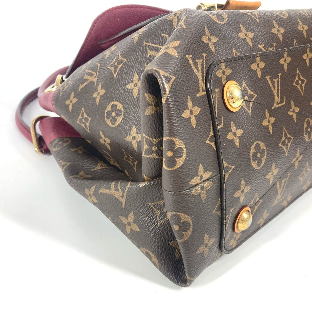 LOUIS VUITTON Shoulder Bag M40816 Monogram canvas purple Monogram Olympe Aurore