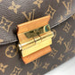 LOUIS VUITTON Shoulder Bag M40816 Monogram canvas purple Monogram Olympe Aurore