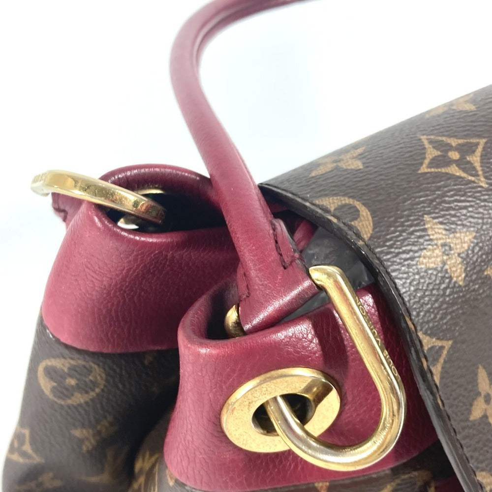 LOUIS VUITTON Shoulder Bag M40816 Monogram canvas purple Monogram Olympe Aurore