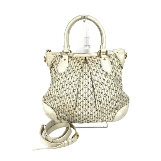 LOUIS VUITTON Shoulder Bag M95494 Monogram Mini-LinCanvas white Monogram Mini-Run Marina PM
