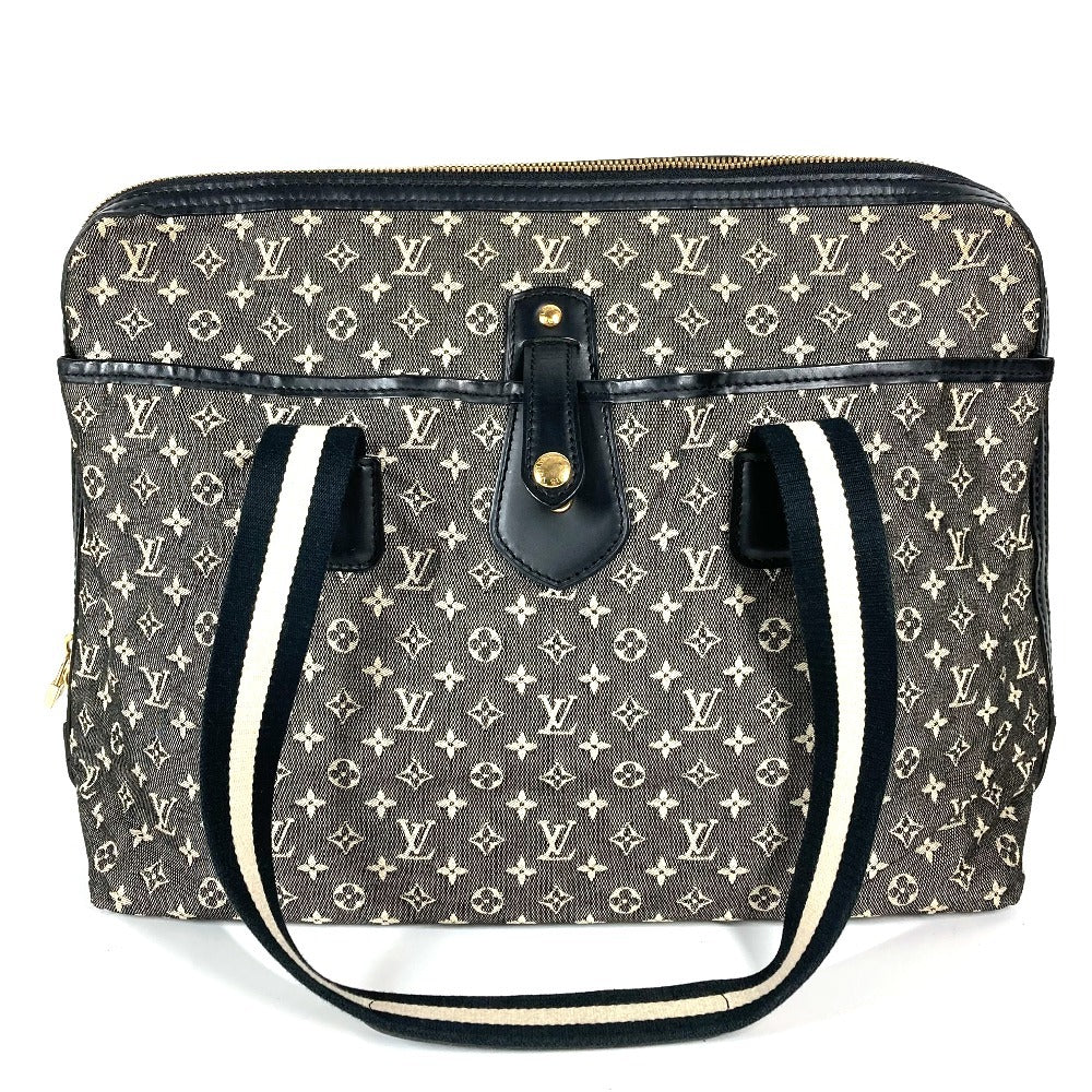 LOUIS VUITTON Handbag Monogram mini canvas Navy Monogram mini Hippo Marie Kate