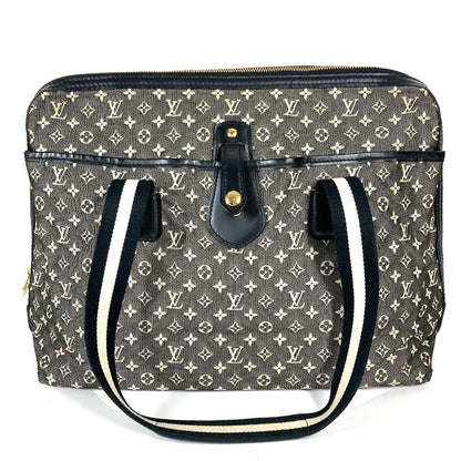 LOUIS VUITTON Handbag Monogram mini canvas Navy Monogram mini Hippo Marie Kate