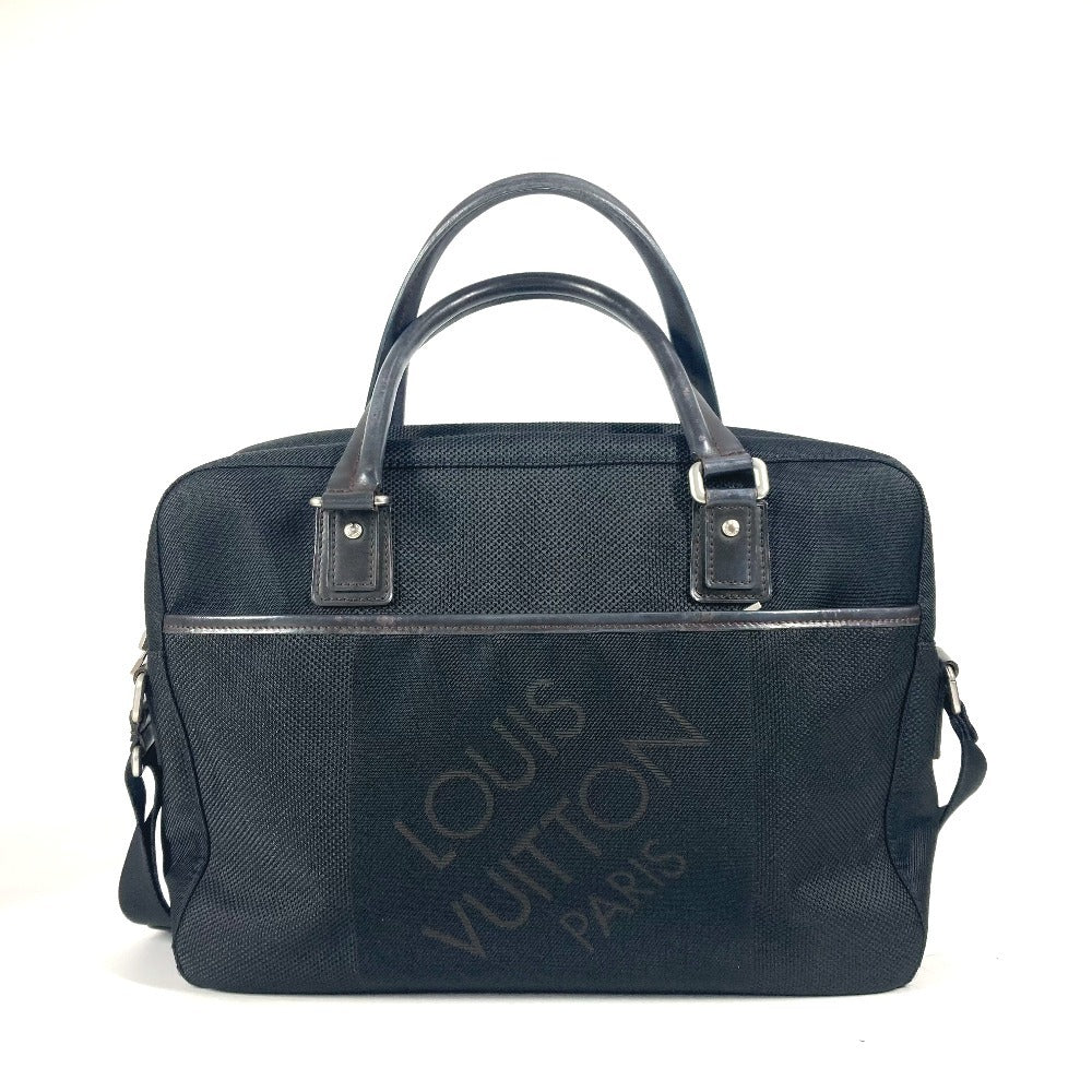 LOUIS VUITTON Business bag M93082 Damier Jean Canvas black Damier Geant 2WAY Bag Shoulder Bag Yak mens Used Authentic