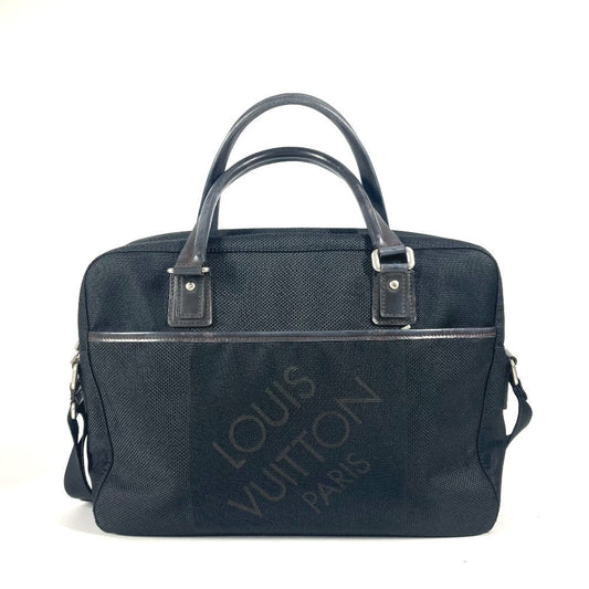 LOUIS VUITTON Business bag M93082 Damier Jean Canvas black Damier Geant 2WAY Bag Shoulder Bag Yak mens Used Authentic
