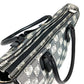 LOEWE Business bag Leather / canvas black Anagram total logo