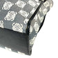 LOEWE Business bag Leather / canvas black Anagram total logo