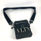 VALENTINO Shoulder Bag Nylon black logo studs