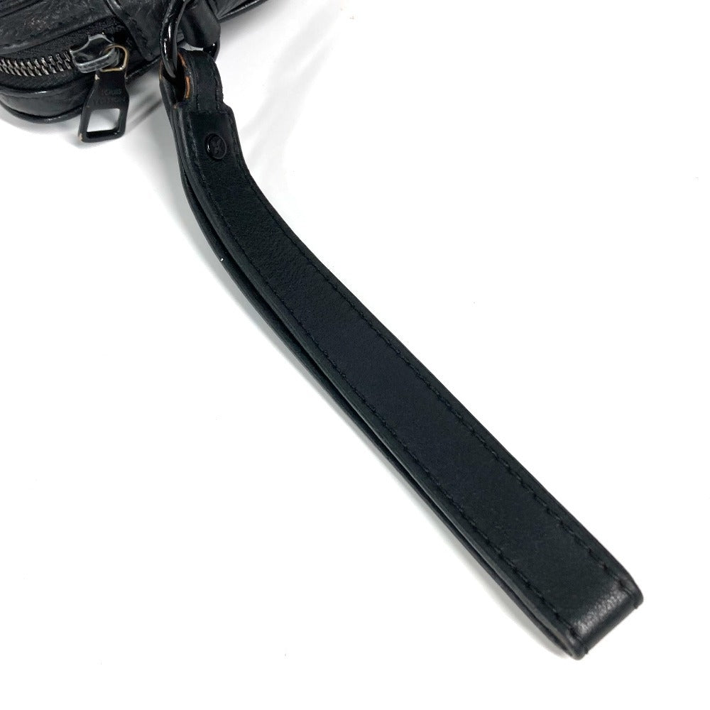 LOUIS VUITTON Clutch bag M55703 Taurillon Clemence Leather black Monogram Taurillon Clemence Chain Pochette Volga